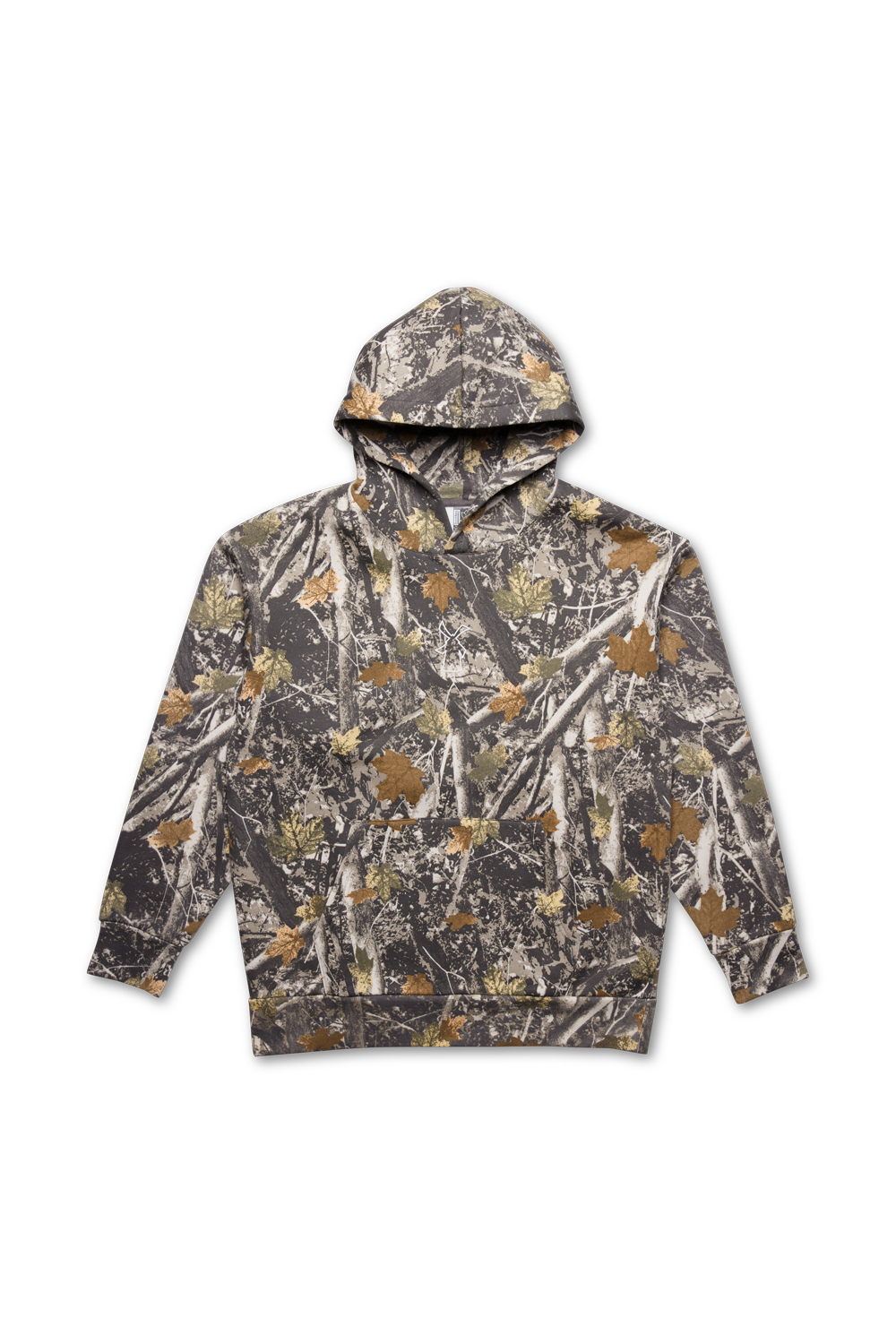 Camouflage hoodie on a white background