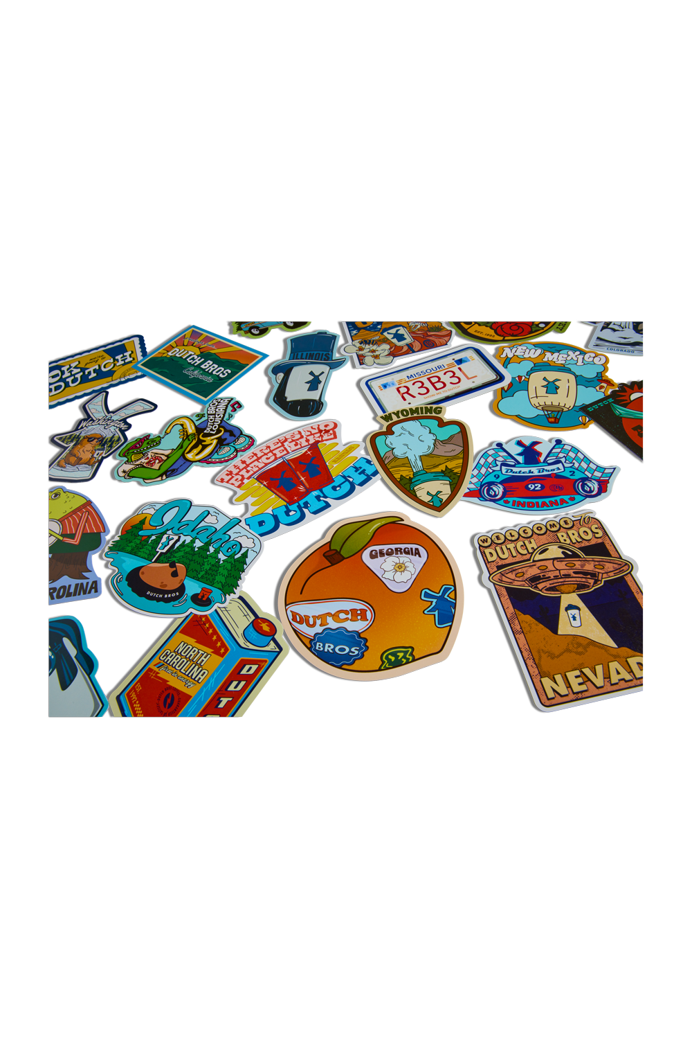Dutch bros stickers