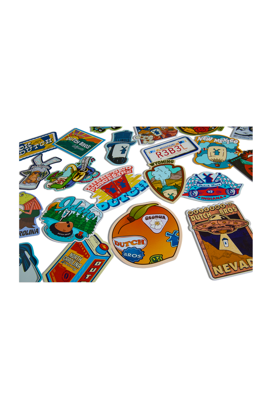 Dutch bros stickers