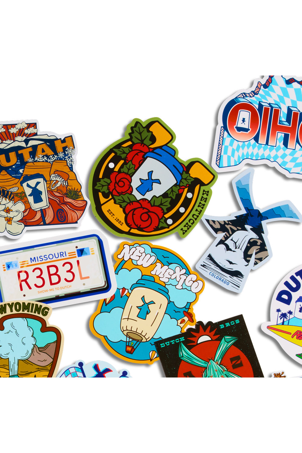 Dutch bros stickers