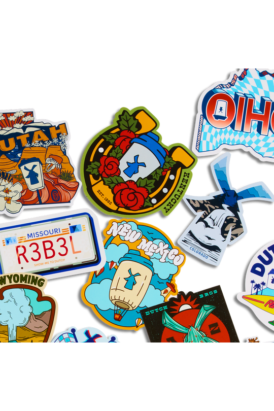 Dutch bros stickers