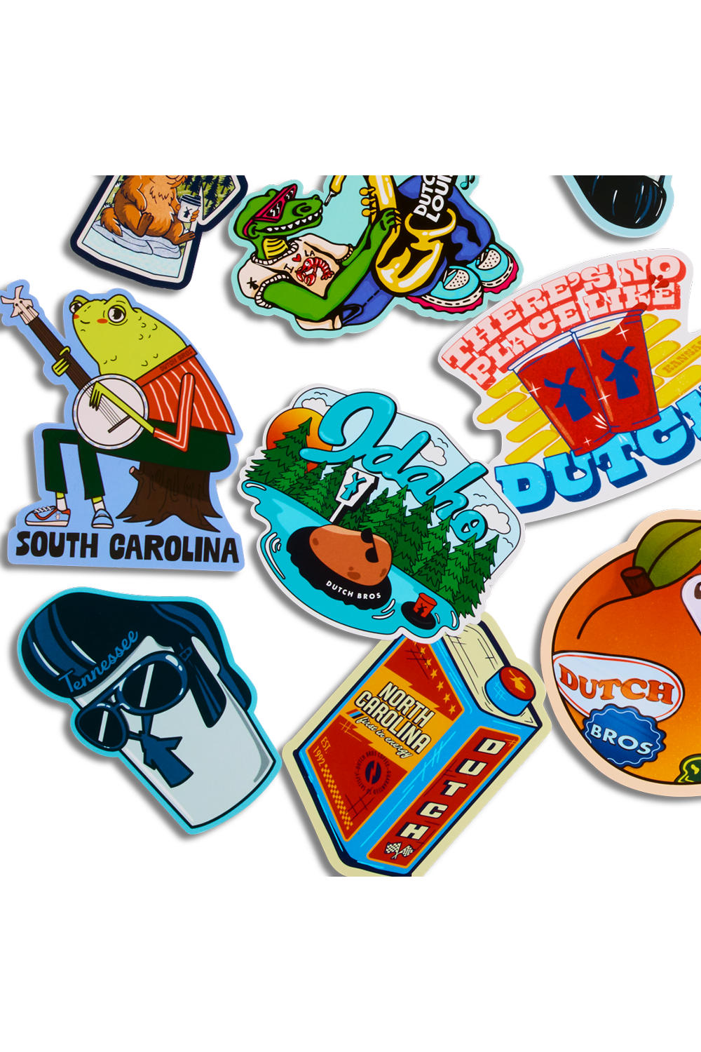 Dutch bros stickers