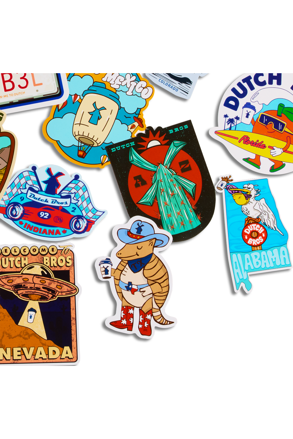 Dutch bros stickers