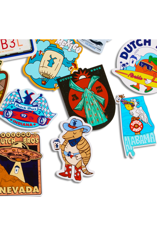 Dutch bros stickers