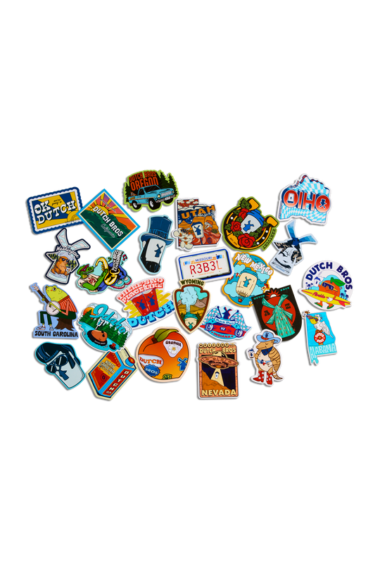 Dutch bros stickers