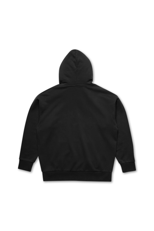 Black hoodie on a white background