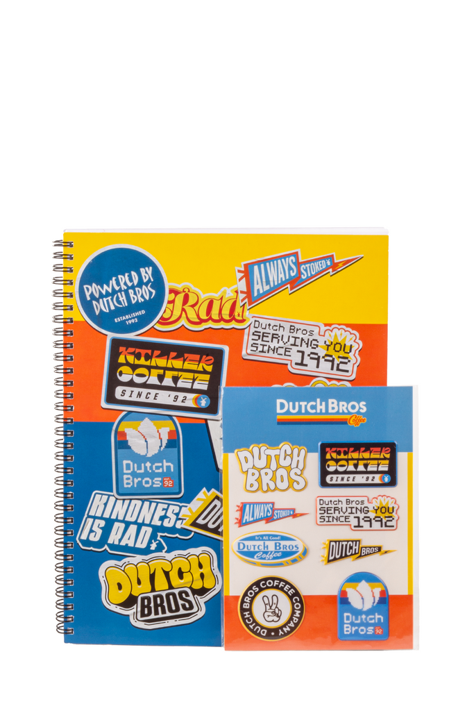  52Pcs Dutch Bros Stickers Pack, Aesthetic Vinyl