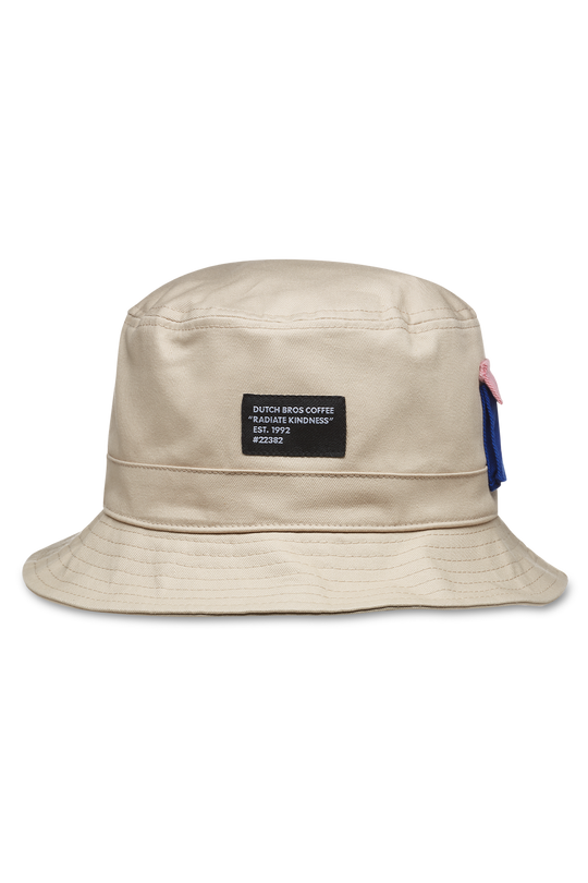 Cargo Cap - Tan Bucket Hat w/ Pocket